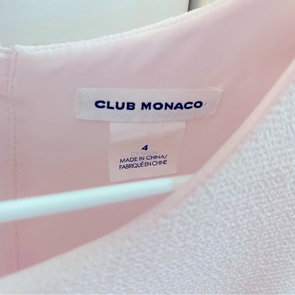 Club Monaco pastel pink scallop hem dress - Picture 6 of 13
